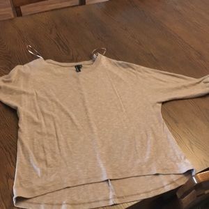Light weight tan sweater